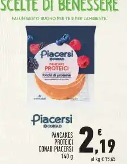Conad PANCAKES PROTEICI CONAD PIACERSI offerta
