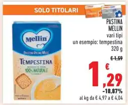 Conad PASTINA MELLIN offerta