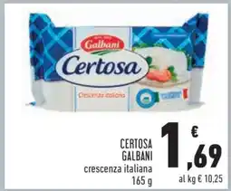 Conad CERTOSA GALBANI offerta