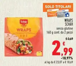 Conad WRAPS SCHÄR offerta