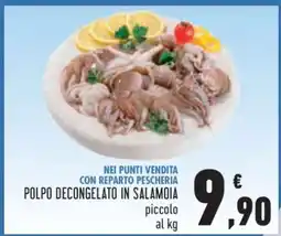 Conad POLPO DECONGELATO IN SALAMOIA offerta