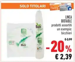 Conad LINEA BIOTABLE offerta