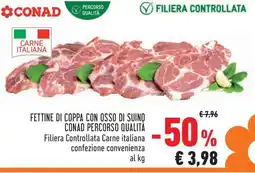 Conad Fettine di coppa con osso di suino Conad Percorso Qualità offerta