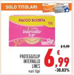 Conad Proteggislip Intervallo Lines offerta