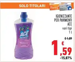 Conad IGIENIZZANTE PER PAVIMENTI offerta