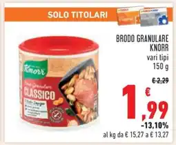 Conad BRODO GRANULARE KNORR offerta