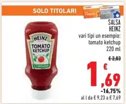 Conad Salsa HEINZ offerta