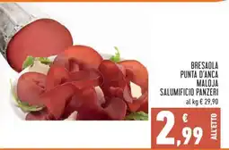 Conad Bresaola Punta d'Anca Maloja offerta