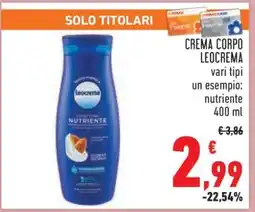 Conad CREMA CORPO LEOCREMA offerta