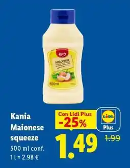 Lidl Kania Maionese squeeze offerta
