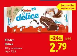 Lidl Kinder Delice offerta