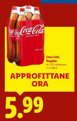 Lidl Coca Cola Regular offerta