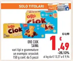 Conad ORO CIOK SAIWA offerta