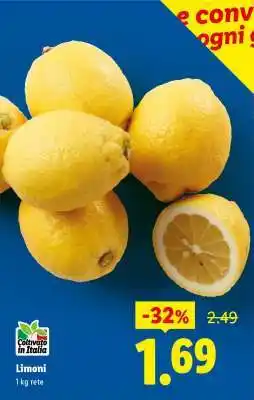 Lidl Limoni offerta