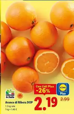 Lidl Arance di Ribera DOP offerta