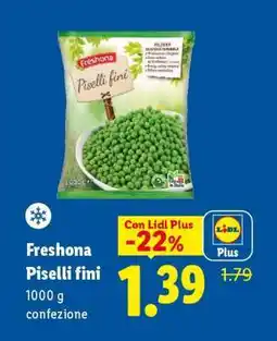 Lidl Freshona Piselli fini offerta