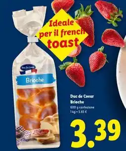 Lidl Duc de Coeur Brioche offerta