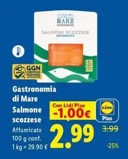 Lidl Gastronomia di Mare Salmone scozzese offerta