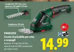 Lidl PARKSIDE offerta