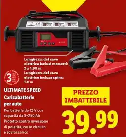 Lidl ULTIMATE SPEED Caricabatterie per auto offerta