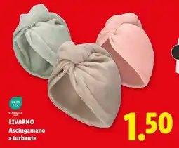 Lidl LIVARNO Asciugamano a turbante offerta