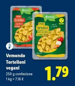 Lidl Vemondo Tortelloni vegani offerta