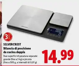 Lidl SILVERCREST Bilancia di precisione da cucina doppia offerta
