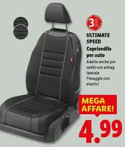 Lidl Ultimate Speed Coprisedile per auto offerta