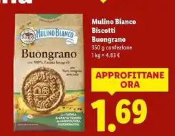 Lidl Mulino Bianco Biscotti Buongrano offerta