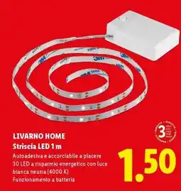 Lidl LIVARNO home Striscia LED 1 m offerta