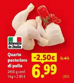 Lidl Quarto posteriore di pollo offerta