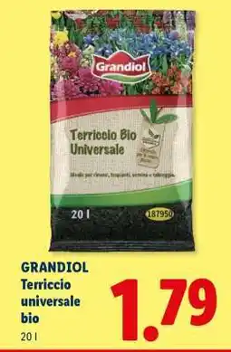 Lidl Grandiol Terriccio universale bio offerta