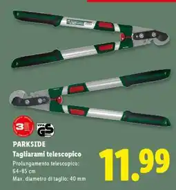Lidl PARKSIDE Tagliarami telescopico offerta