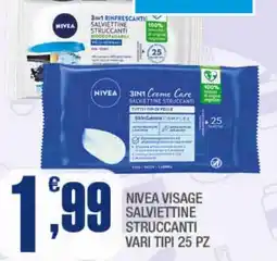 Splendidi e Splendenti Nivea visage salviettine struccanti offerta