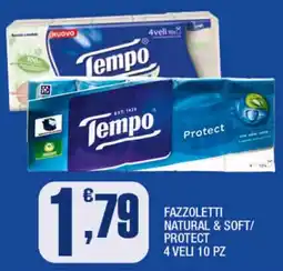 Splendidi e Splendenti Fazzoletti natural & soft/ protect 4 veli 10 pz offerta