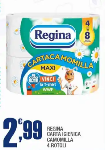 Regina carta igienica camomilla 4 rotoli