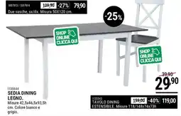 Cfadda Sedia dining legno offerta