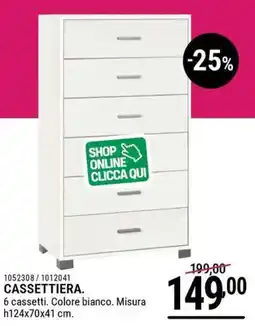 Cfadda Cassettiera offerta