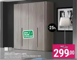 Cfadda Armadio compo 4 ante offerta