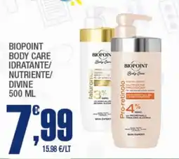 Splendidi e Splendenti Biopoint body care idratante/ nutriente/ divine offerta