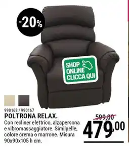 Cfadda Poltrona relax offerta