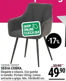 Cfadda Sedia cobra offerta