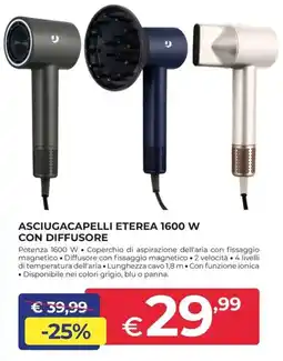Progress Asciugacapelli eterea 1600 W con diffusore offerta