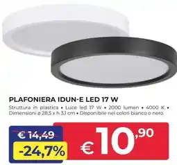 Progress Plafoniera idun-E LED 17 W offerta