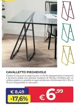Progress Cavalletto pieghevole offerta