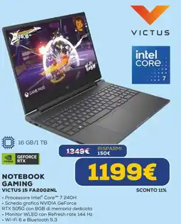 Euronics NOTEBOOK GAMING VICTUS 15 FA2002NL offerta