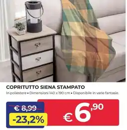 Progress Copritutto siena stampato offerta