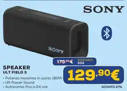 Euronics SONY speaker ULT field 3 offerta