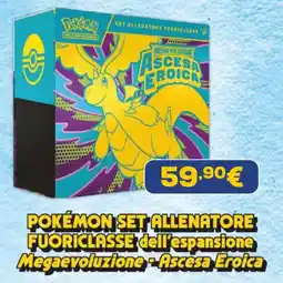 Euronics Pokémon set allenatore fuoriclasse offerta