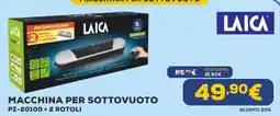Euronics LAICA Macchina per sottovuoto pz-20100 +2 rotoli offerta